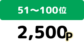 51〜100位 2,500P
